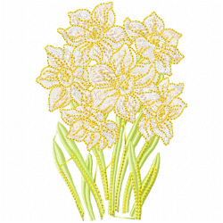 Flowers And Tree Embroidery Design 3 Flowers And Tree Embroidery Design 3